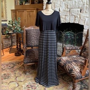 Back in the Daybreak Dess RARE—Gilli (via ModCloth) Frum Tee Shirt Maxi Dress